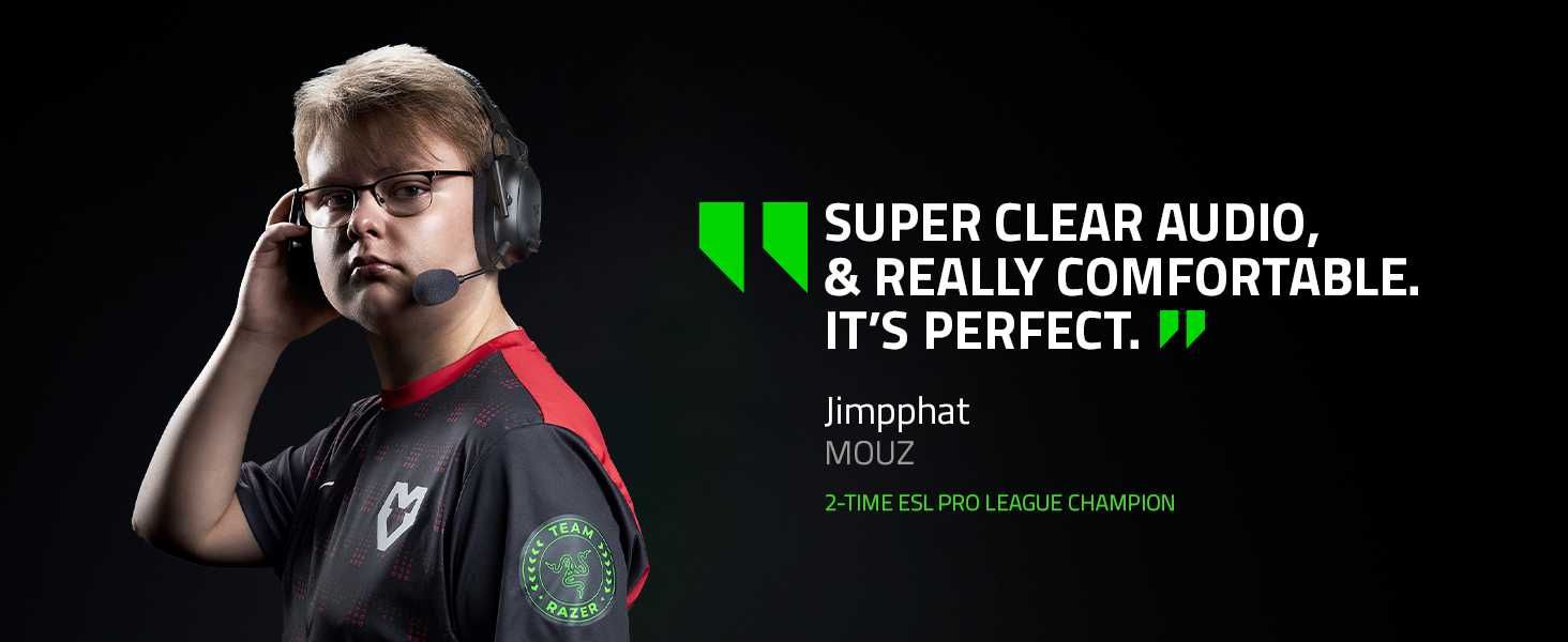 Безжични геймърски слушалки Razer BlackShark V2 Pro