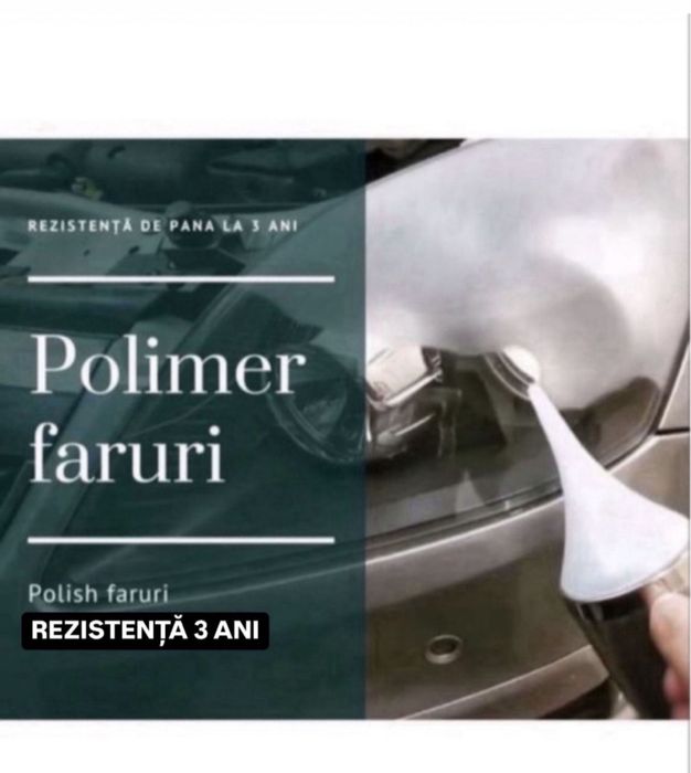 Polish faruri cu polimer - polimerizare