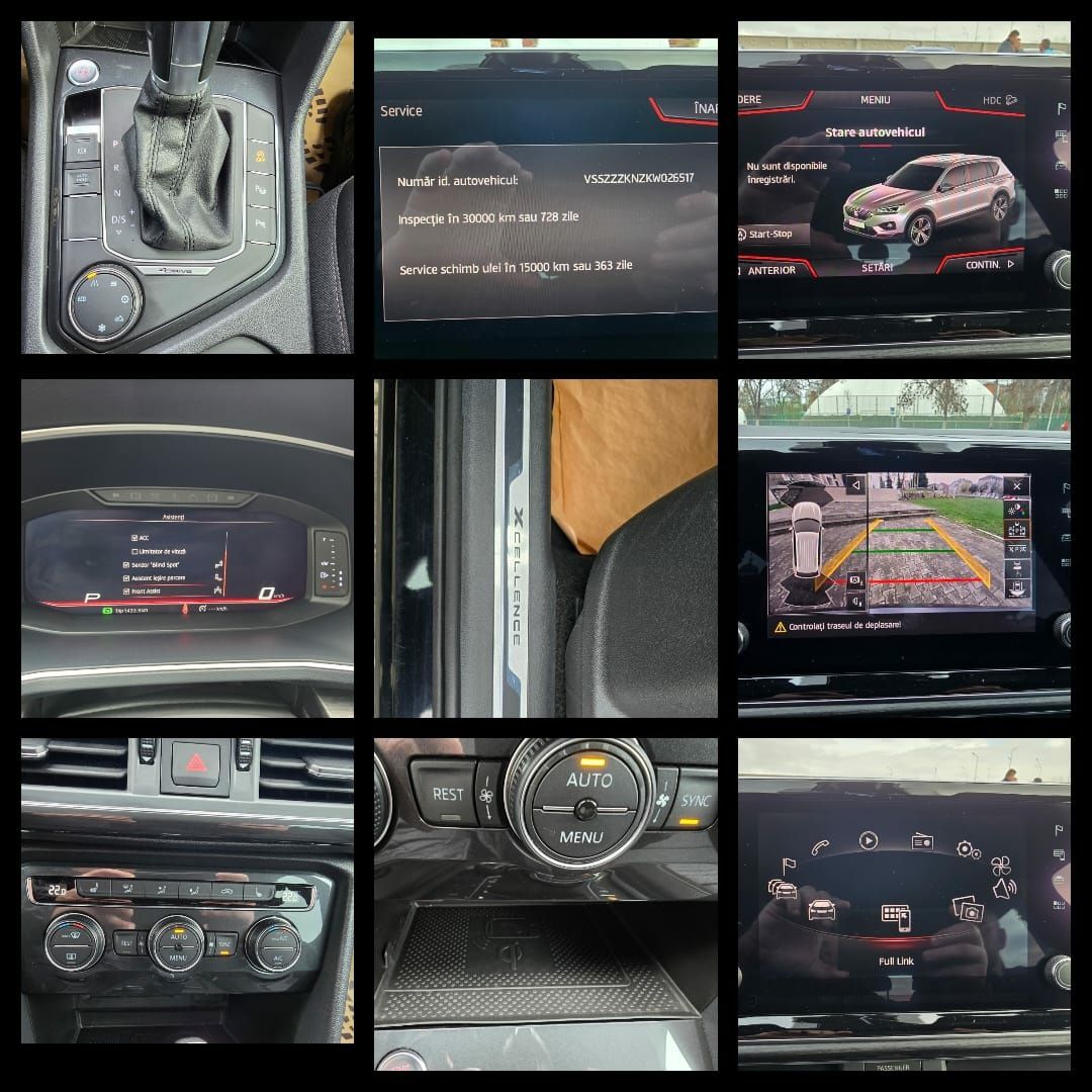 Seat Tarraco Xcellence 4drive 09/2019 DSG 190CP Virtual Cockpit Led E6