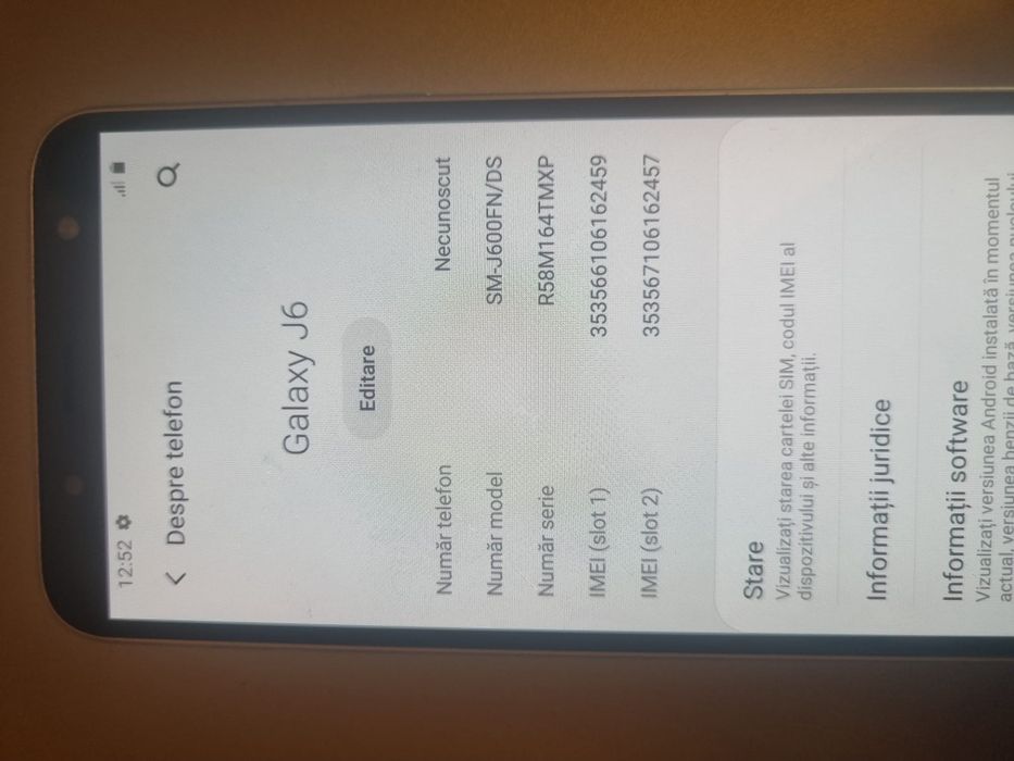 Samsung j6 dual sim