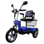 Електрическа триколка A6 LUX+ 1000W / 48V / 20Ah - BLUE