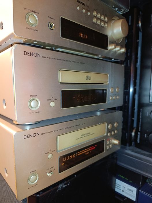 Linie Denon F07, radio amplificator, CD player, deck autoreverse