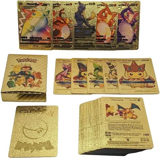 Set cartonase Pokemon , 55 buc