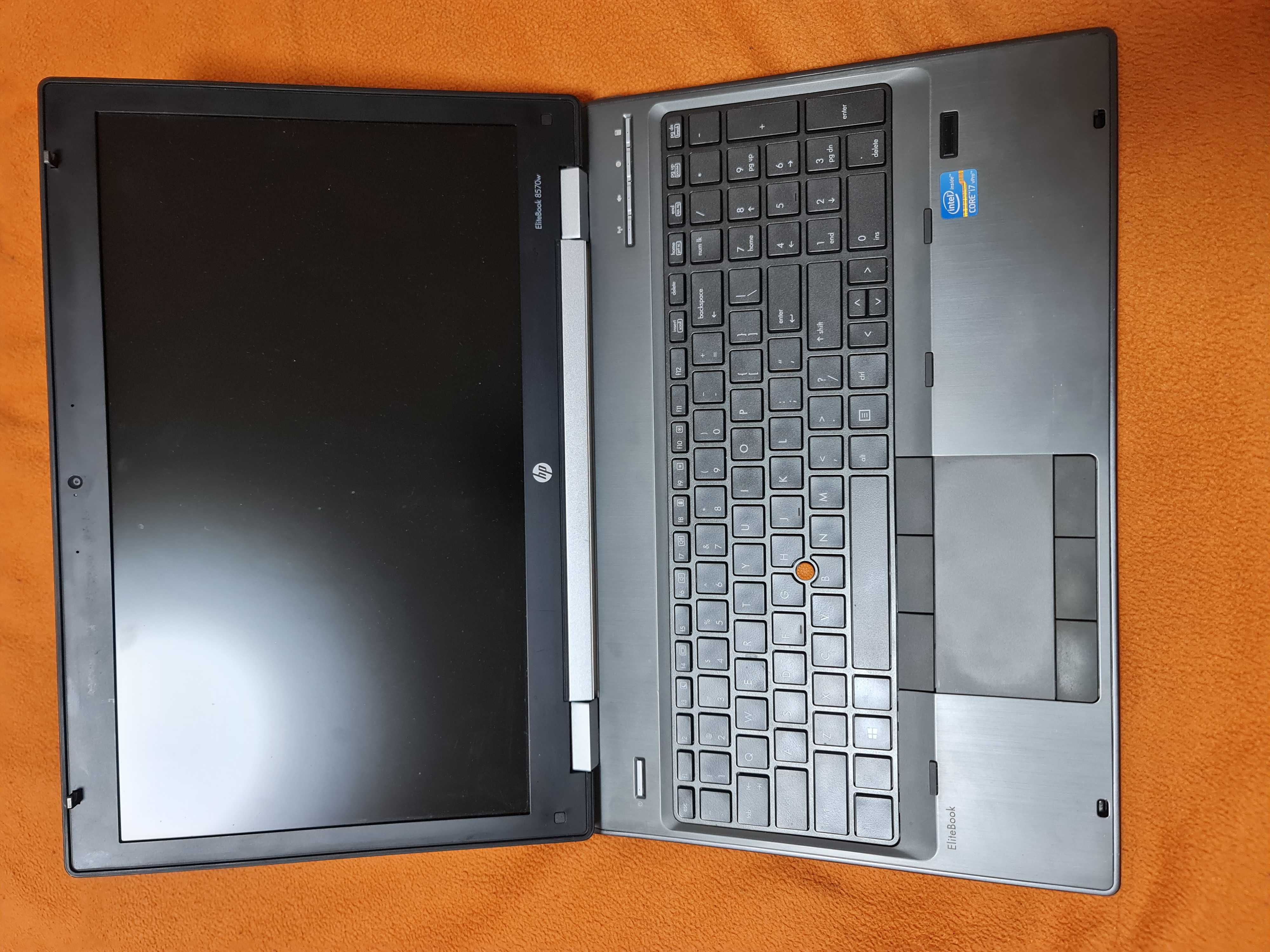 HP Elitebook 8570W Core i7-3740QM 4x 2,70GHz 16GB 512GBssd K1000M