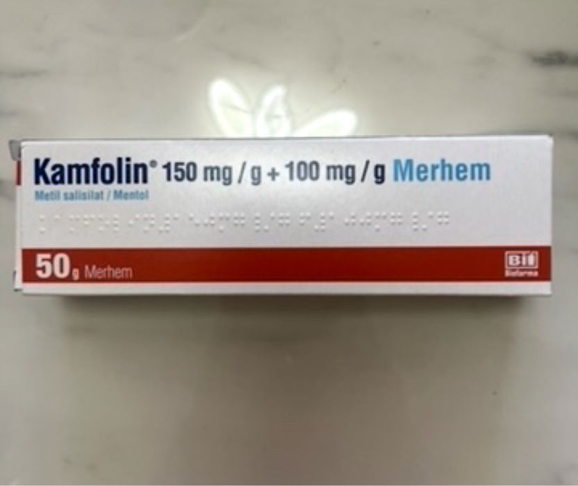 Kamfolin crema adusa din Turcia