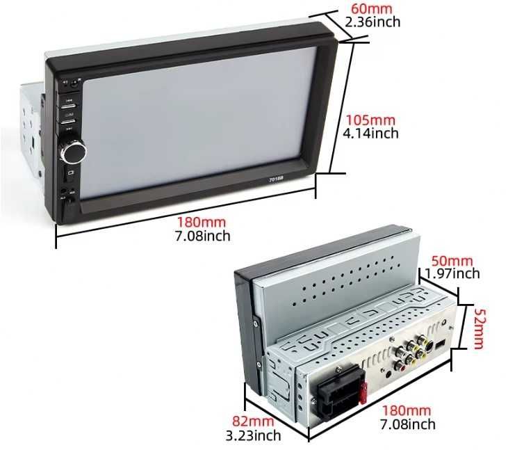 Navigatie  WAZE, PLAYER AUTO 1 DIN,  Camera Marsarier, Comenzi Volan,