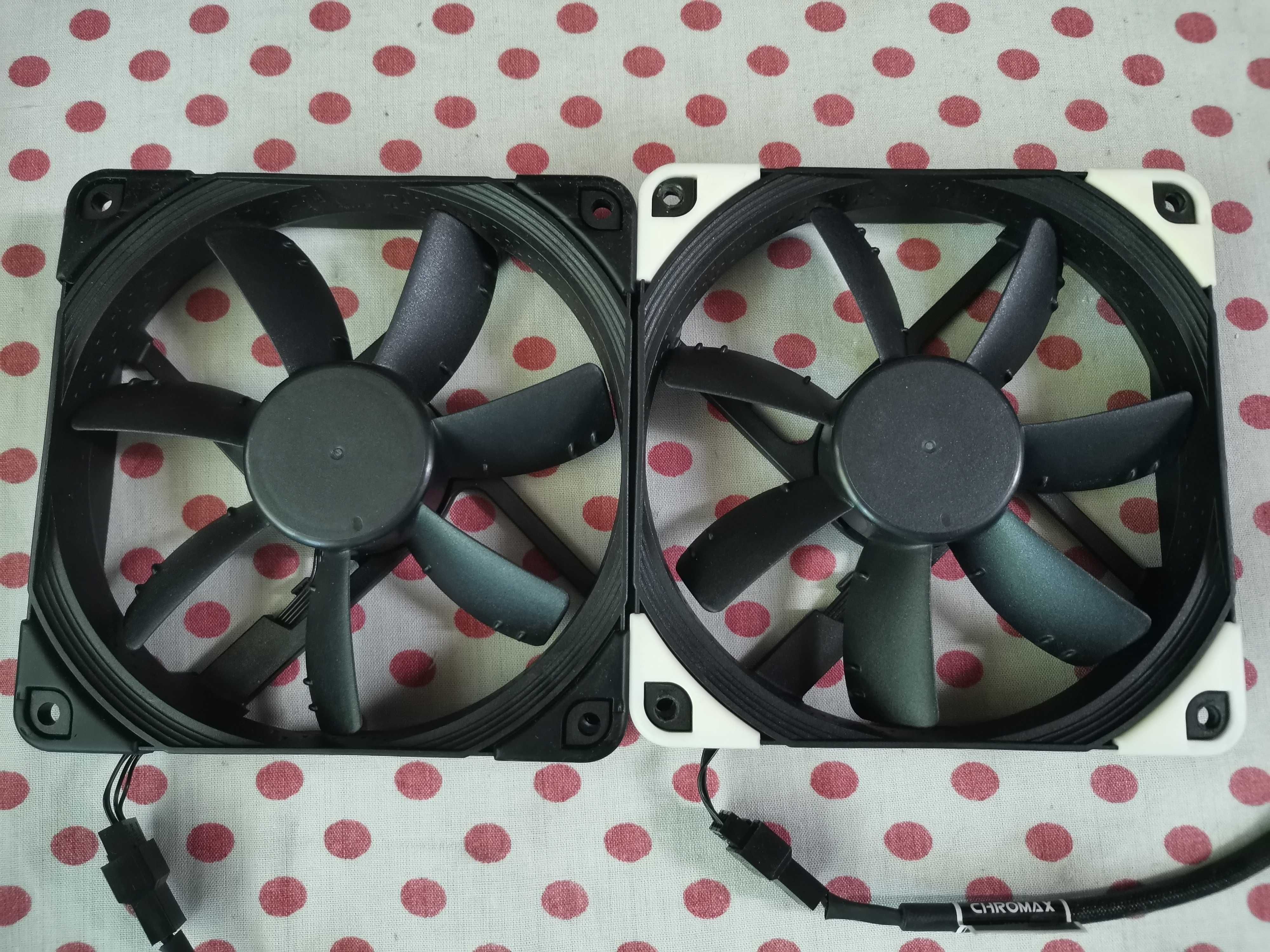 Cooler, ventilator carcasa 120 mm Noctua NF-S12A-PWM chromax black