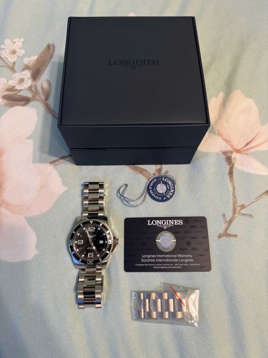 Ceas Longines HydroConquest 44 mm, Automatic, Black Dial
