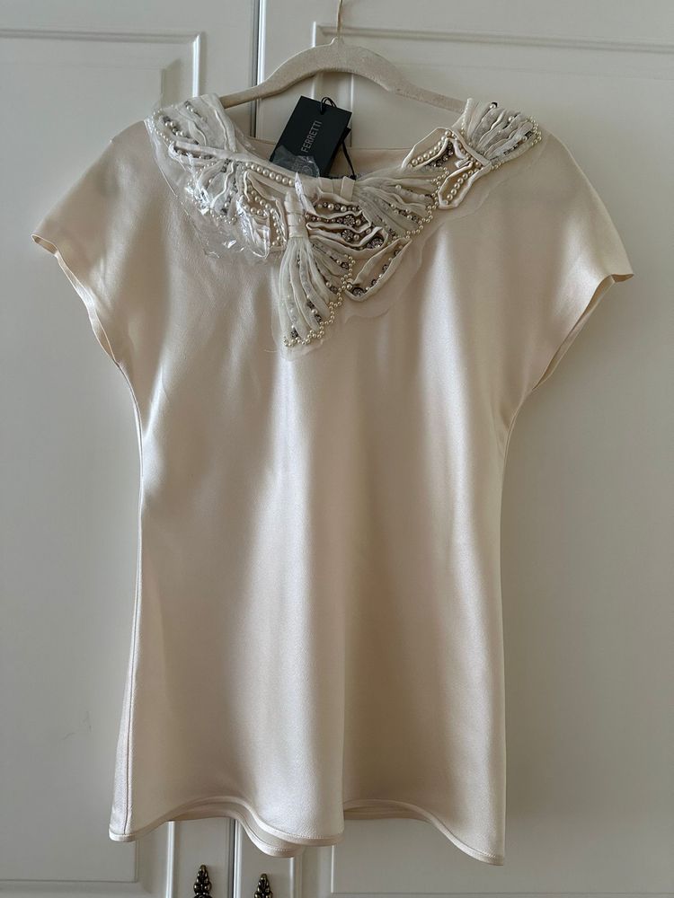 Шелковая блуза Alberta Ferretti