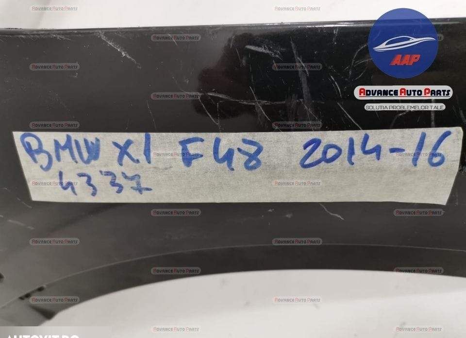 Предна броня БМВ Х1 / BMW X1 F48 със сензори и миещи системи в добро с
