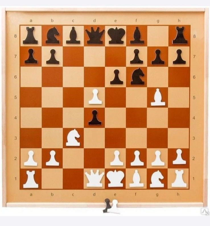 Демонстративные магнитные шахматы