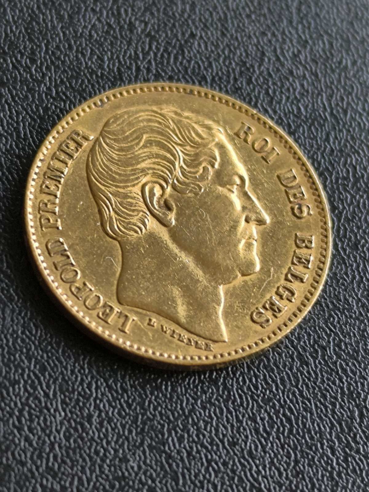 20 Белгийски Франка Леополд I 1865 година