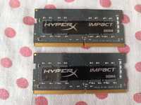Memorie Ram Kingston HyperX Impact 16GB (2x8 GB) 2400Mhz DDR4 Laptop