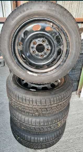 Jante tabla originale BMW R16 , cauciucuri de iarna 205/55r16