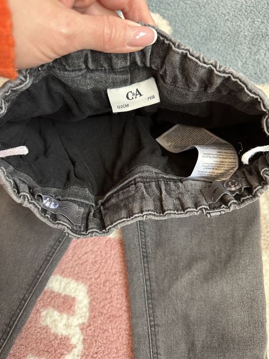 Blugi cu captusala de bumbac C&A marimea 122cm (6-7 ani)