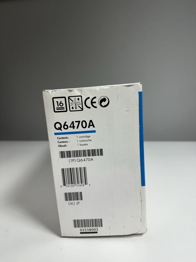 Toner HP Q6470A, negru (black), sigilat. Original HP