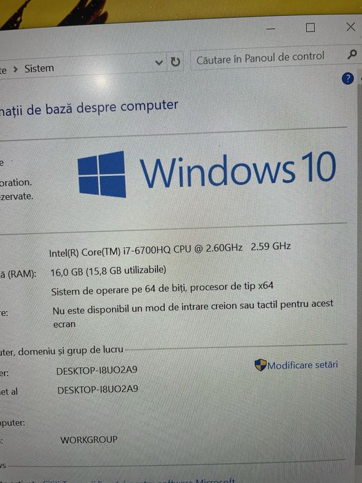 Laptop HP Pavilion Gamimg 15,  i7-6700HQ, GTX 4gb, 16gb ram, ssd