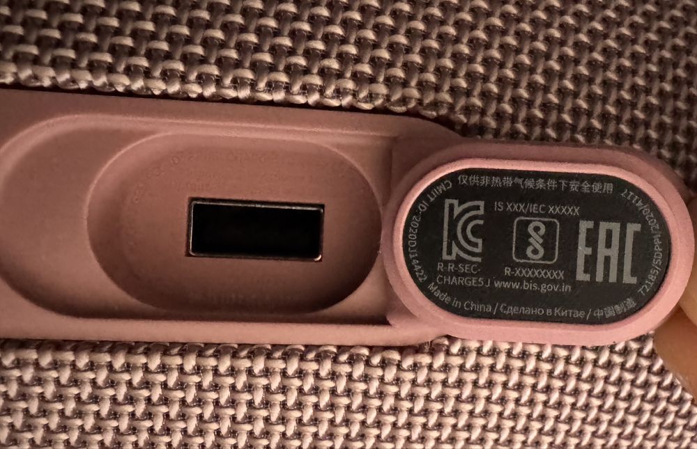 Boxa JBL Charger 5 Roz, 30W, 20h autonomie