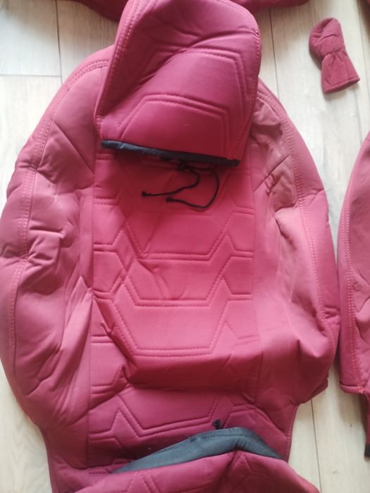 Чехол на авто Спарк бордовый цвет+бонус!