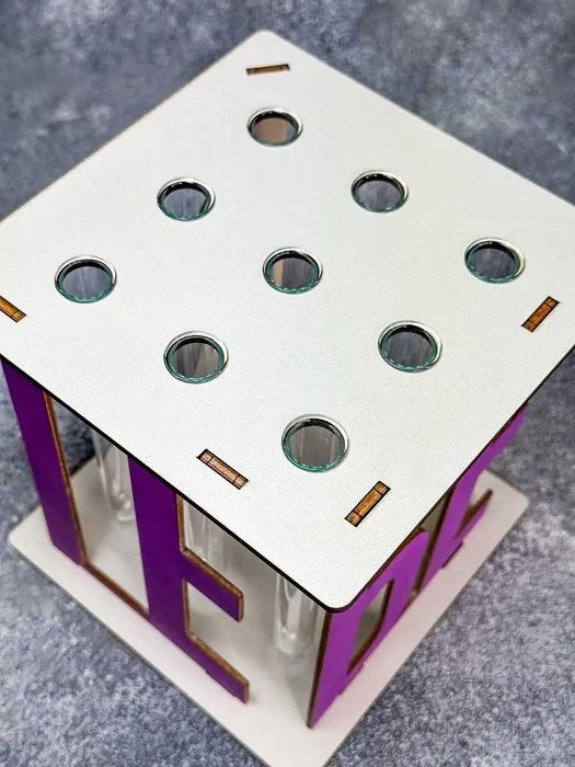 Ваза интерьерная с колбами "ТЕБЕ"