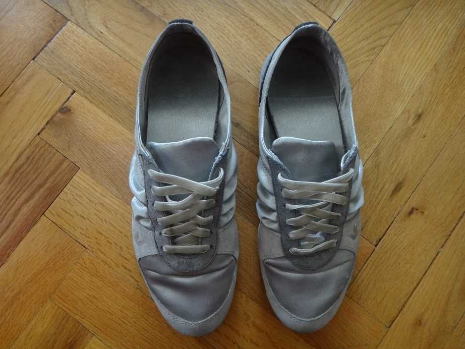 Оригинални сиви маратонки Le Coq Sportif 36 номер Bagatelle Satin Silv
