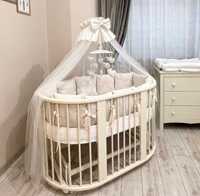 Кроватка детская Baby Luxe Aisha + 2 матрасика