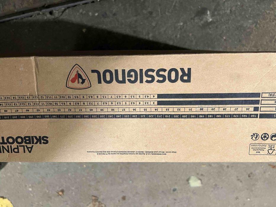 Детски ски rossignol 100 см u ски обувки 21,5 (255мм)