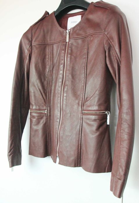 Дамско кожено яке Mango S