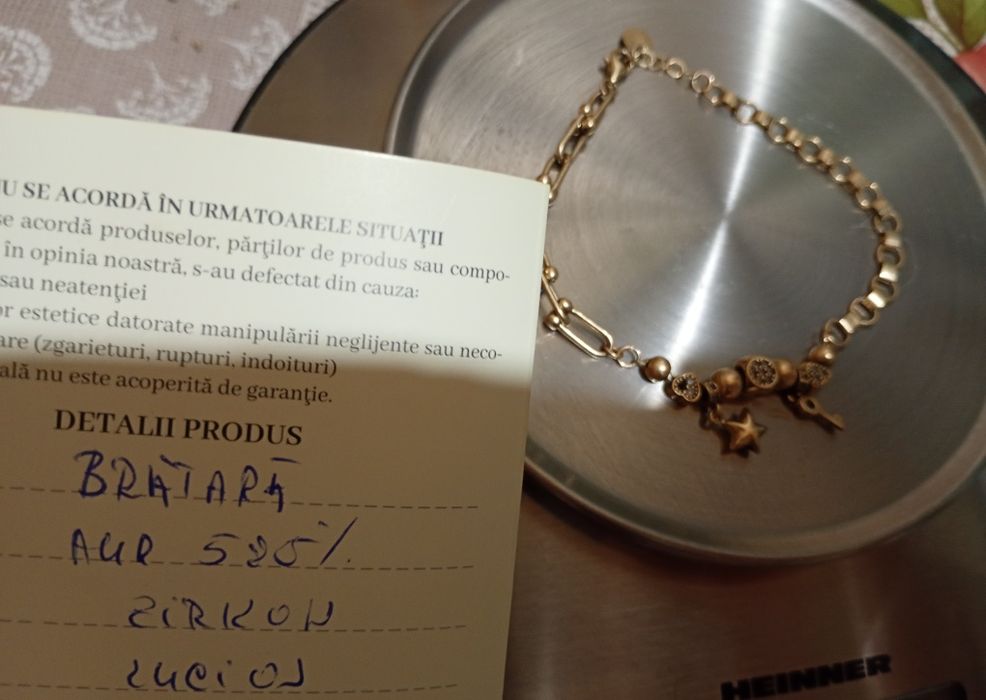 Vând brățară aur