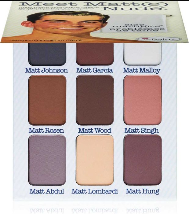 Палитра сенки за очи The Balm Meet Matt(e) Nude