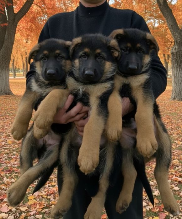 Шенки чистокровной немецкой овчарки