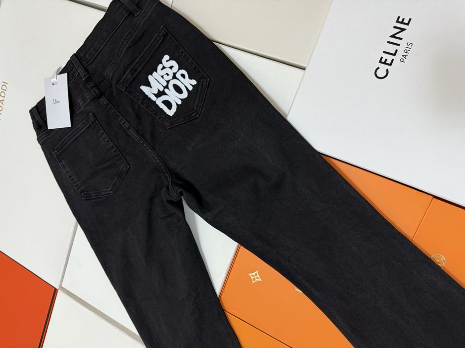 CD дамски дънки чарлстон с висока талия New Season