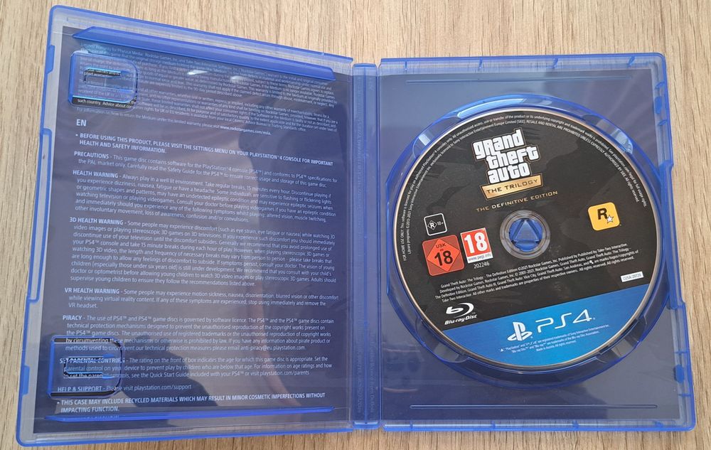 Игра за PS4 - GTA The Trilogy - Grand Theft Auto III, Vice City, San A
