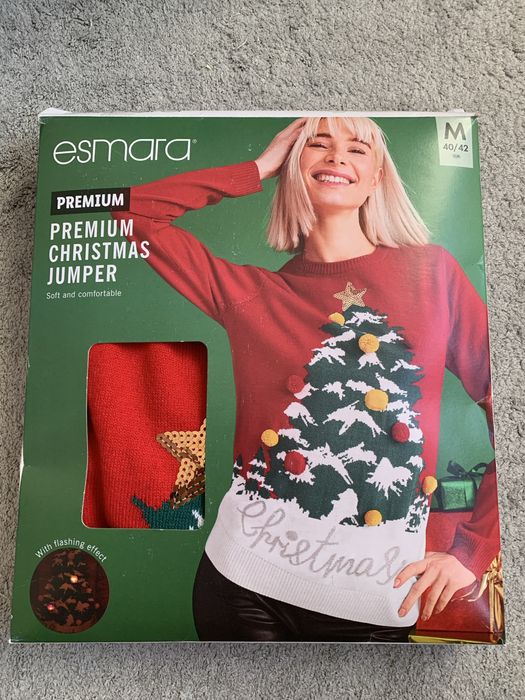 Pulover cu luminite pentru sarbatori