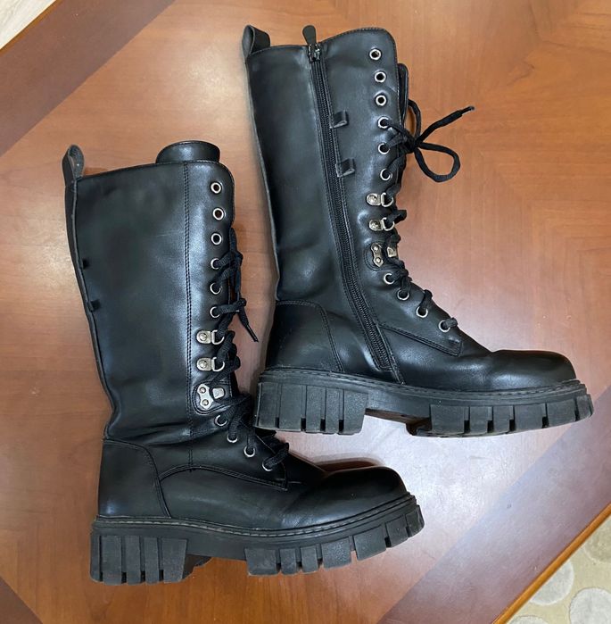 Ботинки 36р. сапоги берцы зимние на девочку