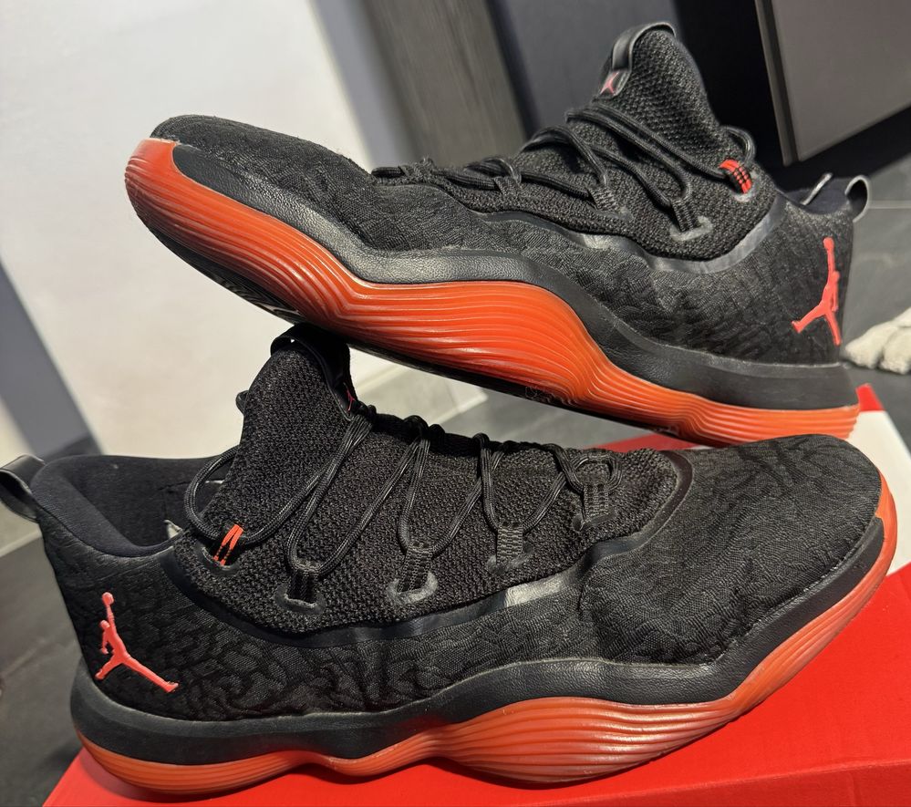 Маратонки Air Jordan Super Fly Low “Black Infrared” - 45 номер