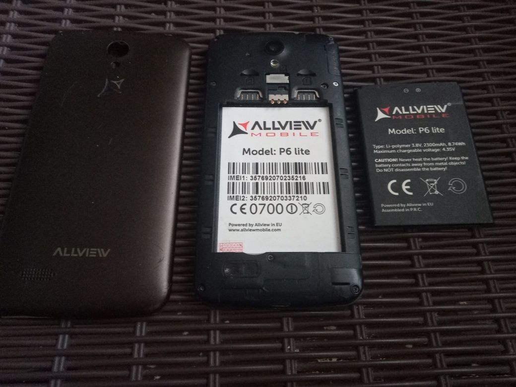 Telefon piese Allview P6 life complet cu baterie , la doar 50 ron