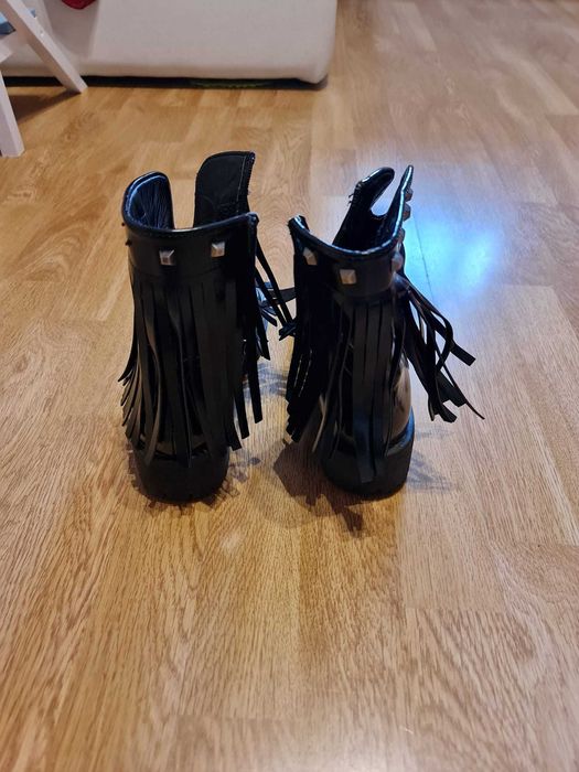 pantofi ghete bocanci dama negri nr 38