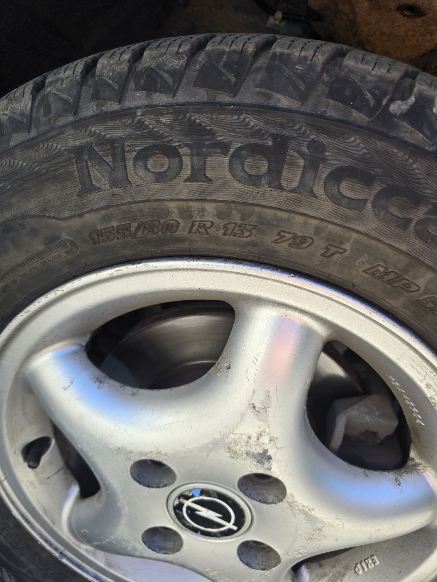 Jante Aliaj +Cauciucuri 155/80 R13