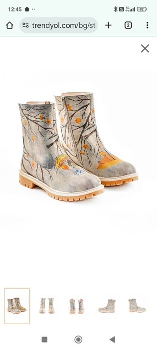 Дамски боти цветни