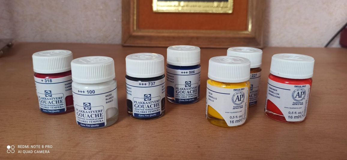 Комплект бои за рисуване професионални