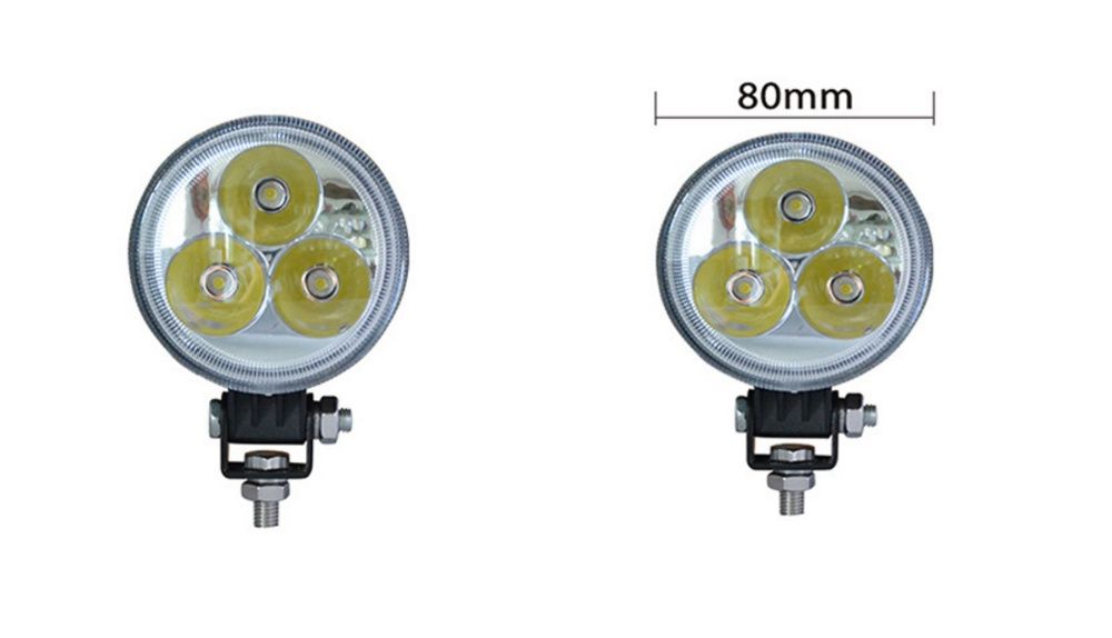 Кръгъл ЛЕД БАР LED bar  прожектори работна лампа 9W , 10-30V