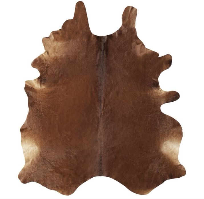 Covor piele de vaca naturala maro