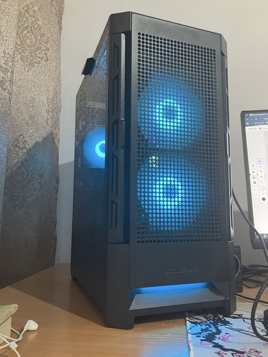 Игравой компьютер + монитор. Ryzen 7 5700x, 32gb ОЗУ
