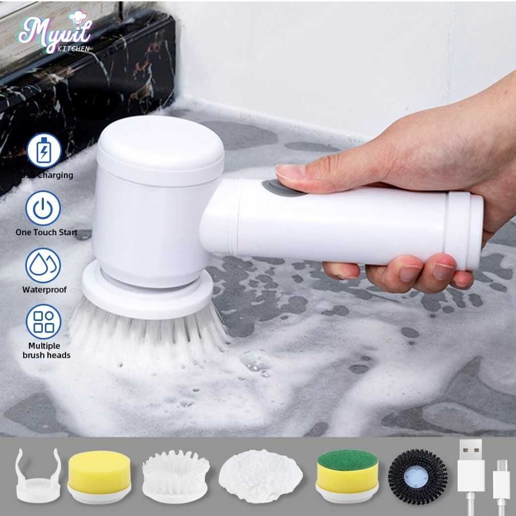 ПРОМО Електрическа четка за чистене Magic Brush, Многофункционална 5в1