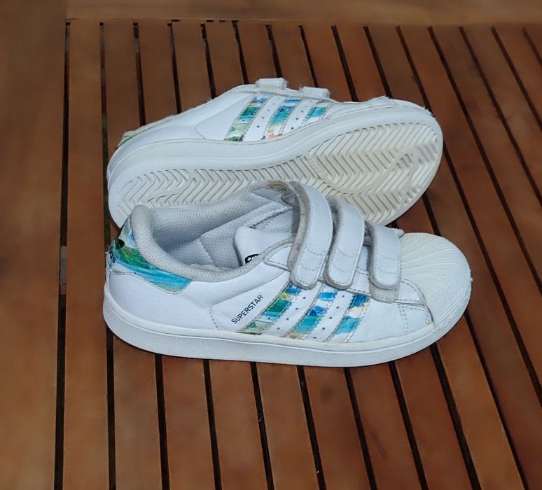 Adidas Superstar кожени маратонки с лепки, номер 32