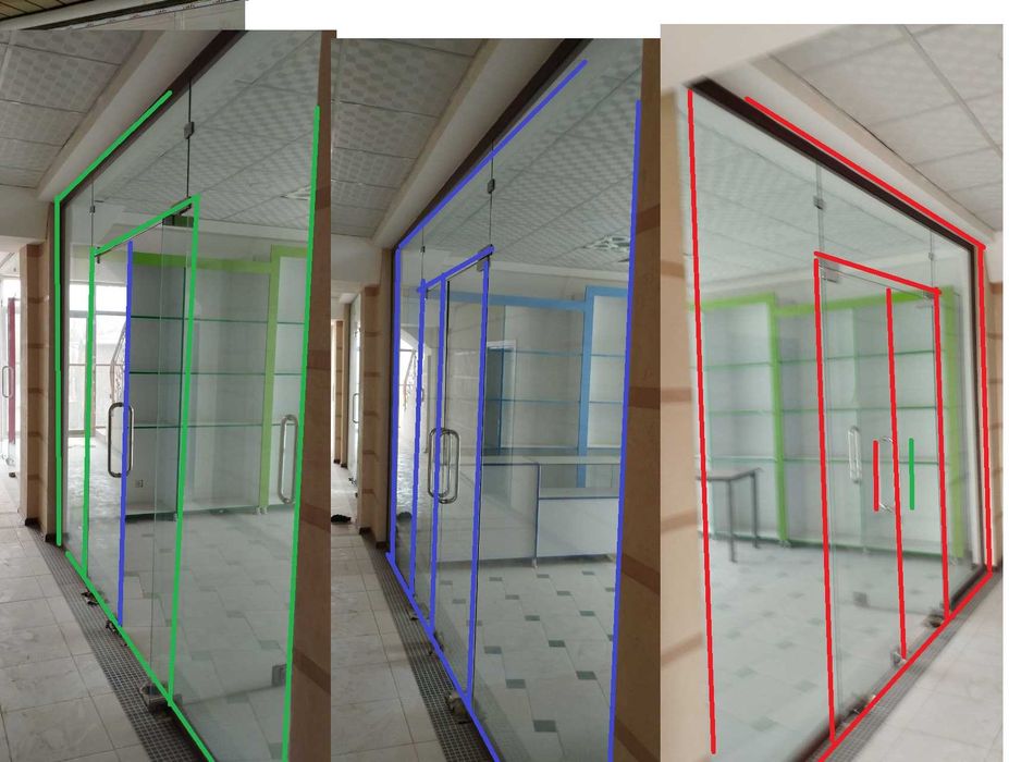 СТЕКЛЯННОЕ Перегородка