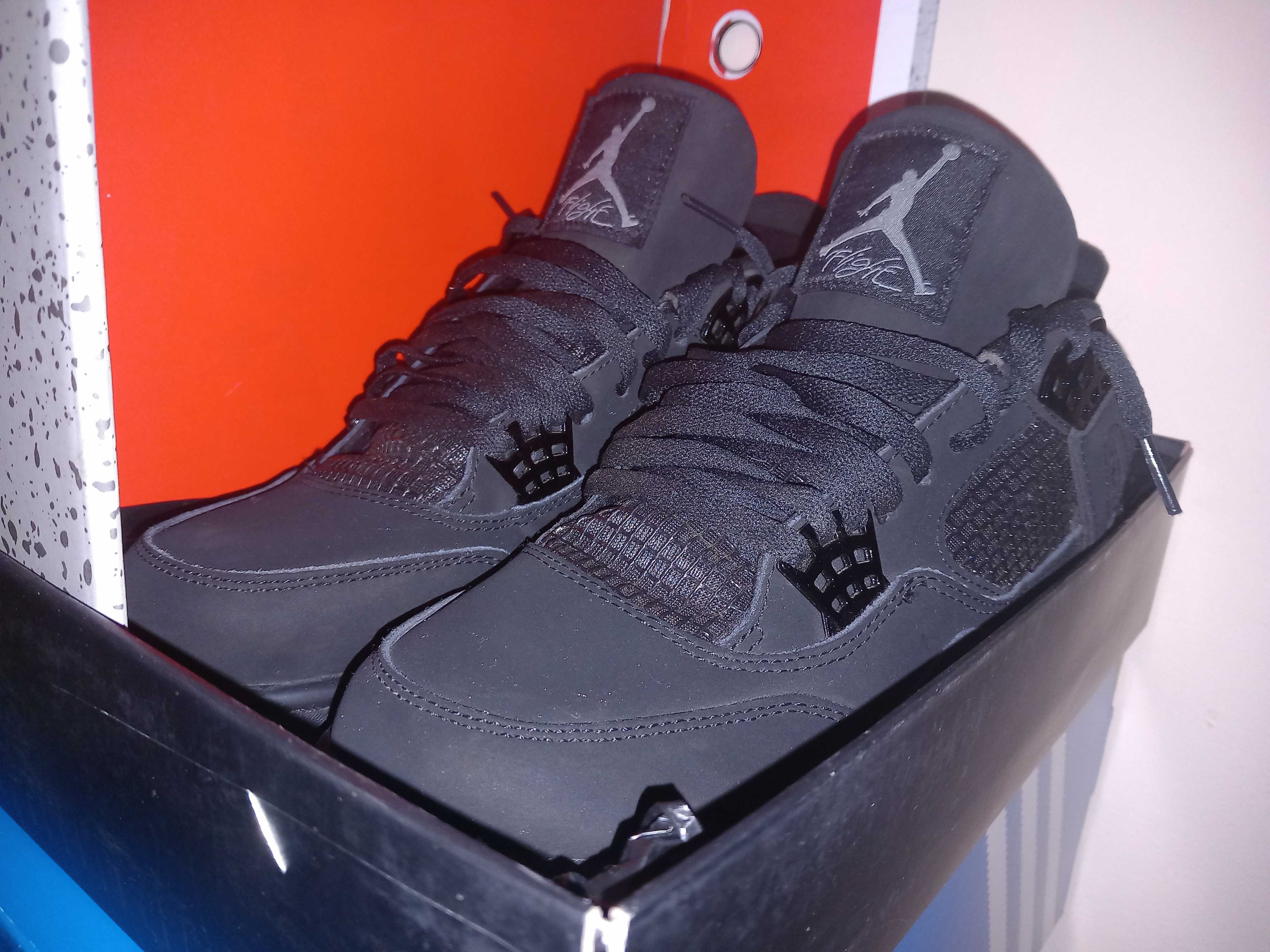 Обувки jordan 4 black cat