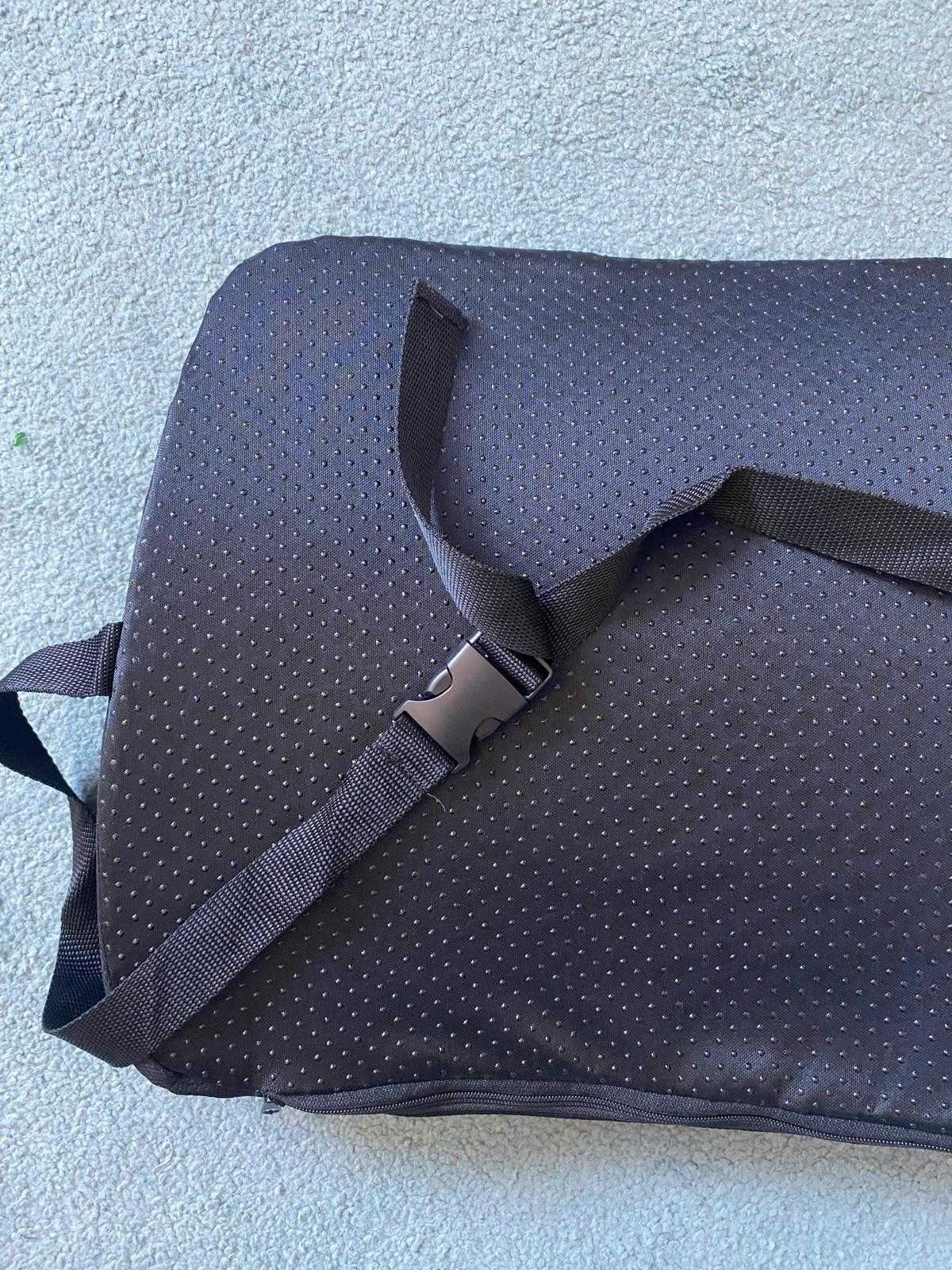 Perna gel din silicon pentru scaun, cu curea de fixare