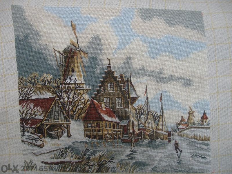 гоблен "зима в Ротердам"